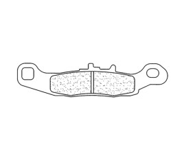 Plaquettes de frein CL BRAKES Quad métal fritté - 1141ATV1