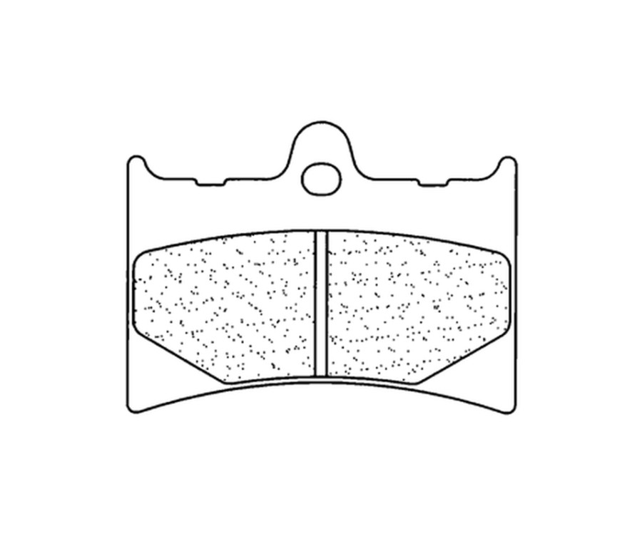 Plaquettes de frein CL BRAKES Racing métal fritté - 2398C60