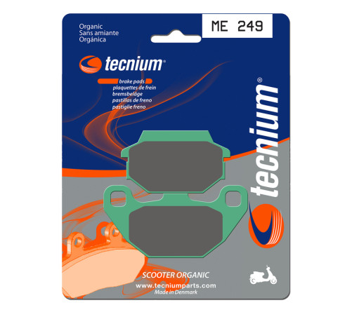 Plaquettes de frein TECNIUM Scooter organique - ME249 - 1022655