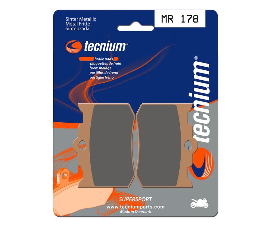 Plaquettes de frein TECNIUM Performance métal fritté - MR178