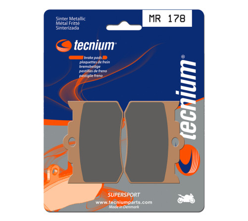 Plaquettes de frein TECNIUM Performance métal fritté - MR178 - 1023050