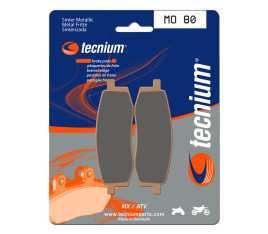 Plaquettes de frein TECNIUM MX/Quad métal fritté - MO80 - 1022920