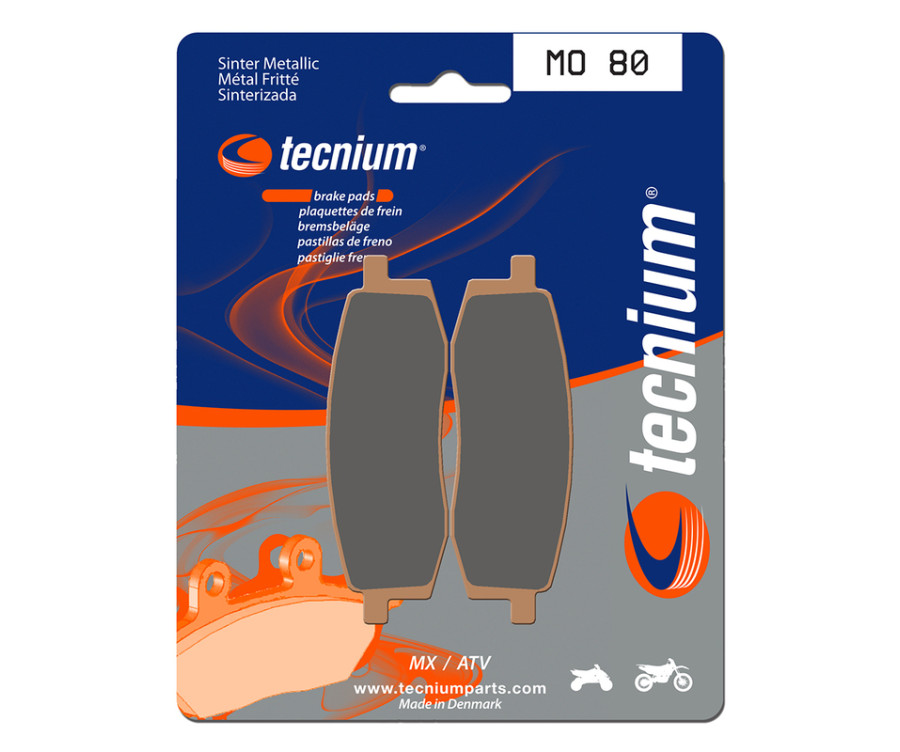 Plaquettes de frein TECNIUM MX/Quad métal fritté - MO80