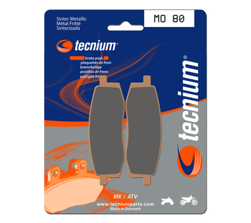 Plaquettes de frein TECNIUM MX/Quad métal fritté - MO80 - 1022920