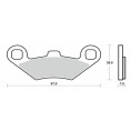 Plaquettes de frein BREMBO Scooter métal fritté - 07104XS