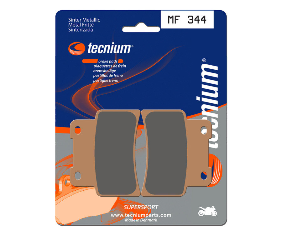 Plaquettes de frein TECNIUM Performance métal fritté - MF344