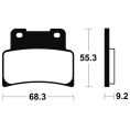 Plaquettes de frein TECNIUM Performance métal fritté - MF344