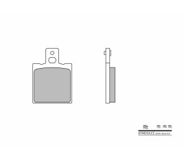 Plaquettes de frein BREMBO route carbone céramique - 07HO33CC