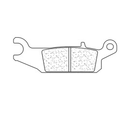 Plaquettes de frein CL BRAKES Quad métal fritté - 1192ATV1