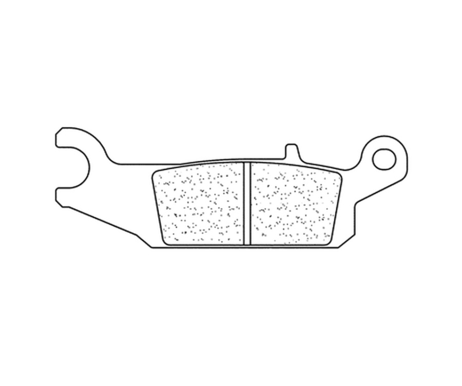 Plaquettes de frein CL BRAKES Quad métal fritté - 1192ATV1