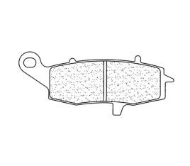 Plaquettes de frein CL BRAKES Racing métal fritté - 2383C60