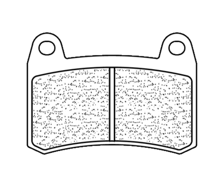 Plaquettes de frein CL BRAKES route métal fritté - 1274A3+