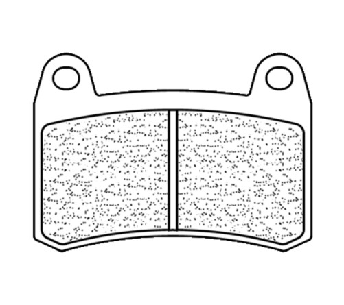 Plaquettes de frein CL BRAKES route métal fritté - 1274A3+ - 1122786