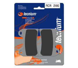 Plaquettes de frein TECNIUM Racing métal fritté carbone - MCR206