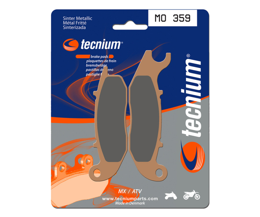 Plaquettes de frein TECNIUM MX/Quad métal fritté - MO359