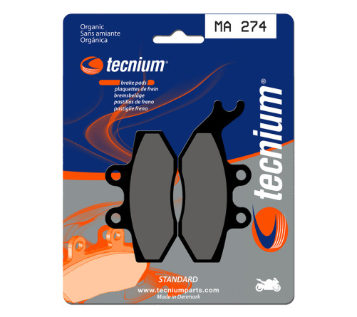 Plaquettes de frein TECNIUM route organique - MA274 - 1022452