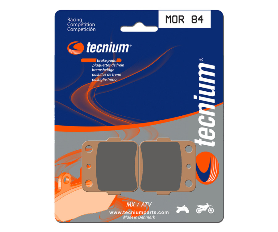 Plaquettes de frein TECNIUM Racing MX/Quad métal fritté - MOR84