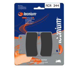 Plaquettes de frein TECNIUM Racing métal fritté carbone - MCR344 - 1022598