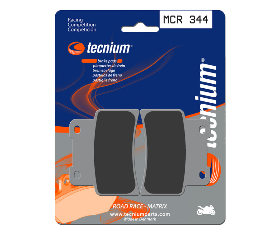 Plaquettes de frein TECNIUM Racing métal fritté carbone - MCR344