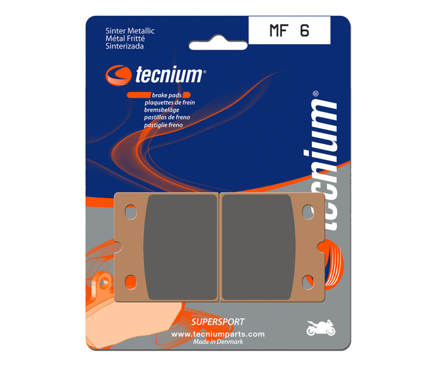 Plaquettes de frein TECNIUM Performance métal fritté - MF6