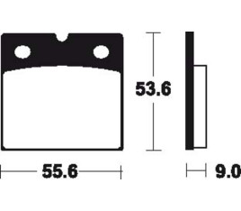 Plaquettes de frein TECNIUM Performance métal fritté - MF6