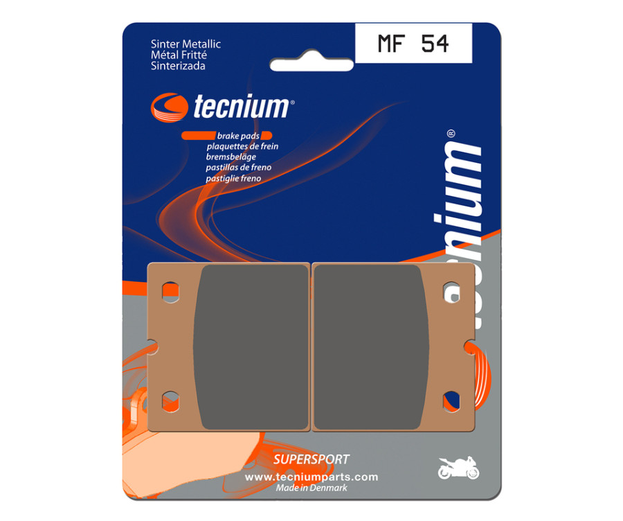 Plaquettes de frein TECNIUM Performance métal fritté - MF54