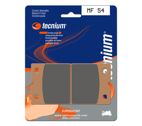 Plaquettes de frein TECNIUM Performance métal fritté - MF54 - 1022798