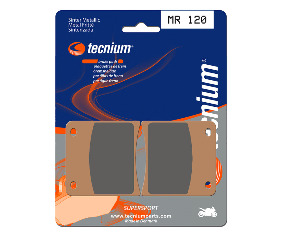 Plaquettes de frein TECNIUM Performance métal fritté - MR120