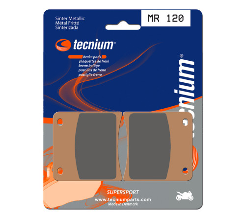 Plaquettes de frein TECNIUM Performance métal fritté - MR120 - 1023036