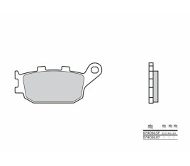 Plaquettes de frein BREMBO route métal fritté - 07HO36SP - 1036012