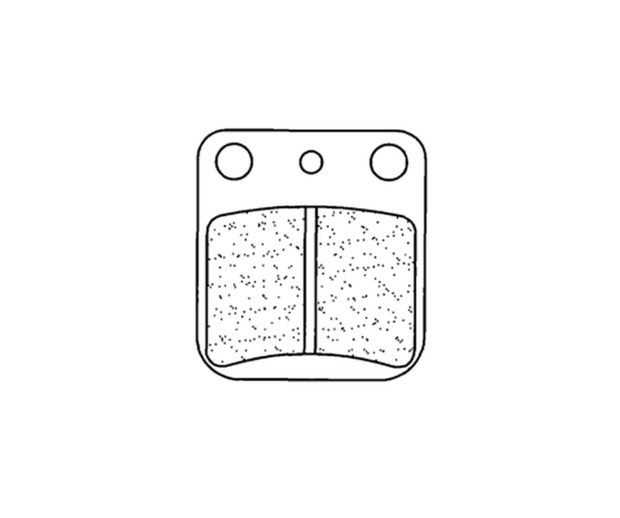 Plaquettes de frein CL BRAKES route métal fritté - 2408A3+