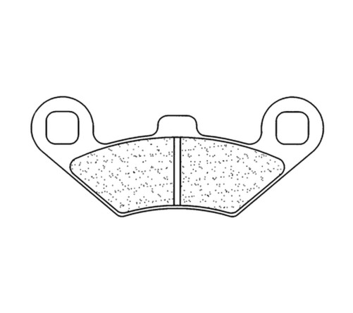 Plaquettes de frein CL BRAKES Quad métal fritté - 2927ATV1 - 1035068