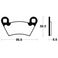 Plaquettes de frein TECNIUM MX/Quad métal fritté - MOA300