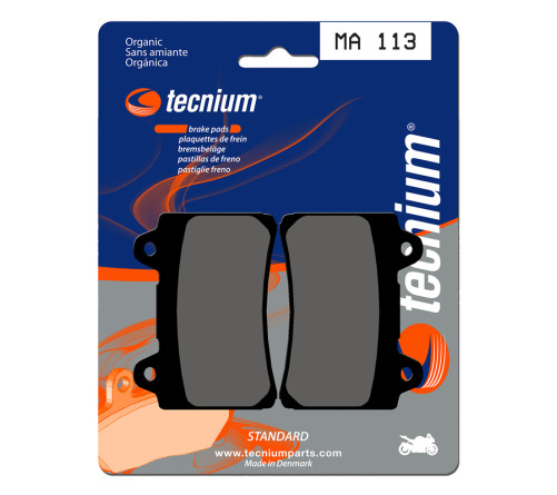 Plaquettes de frein TECNIUM route organique - MA113 - 1022335