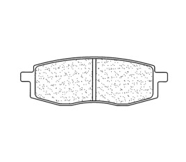 Plaquettes de frein CL BRAKES Off-Road métal fritté - 2792MX10