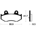 Plaquettes de frein TECNIUM Scooter organique - ME281