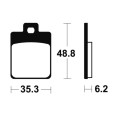 Plaquettes de frein TECNIUM Maxi Scooter métal fritté - MSS368