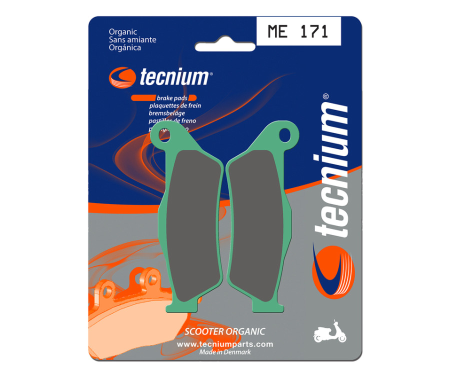 Plaquettes de frein TECNIUM Scooter organique - ME171