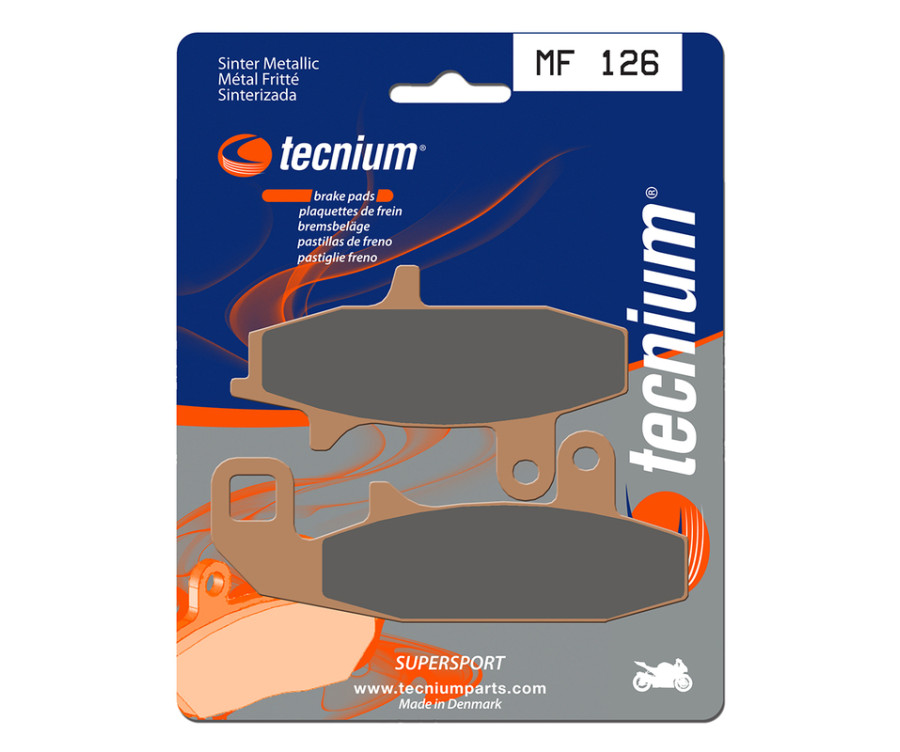 Plaquettes de frein TECNIUM Performance métal fritté - MF126