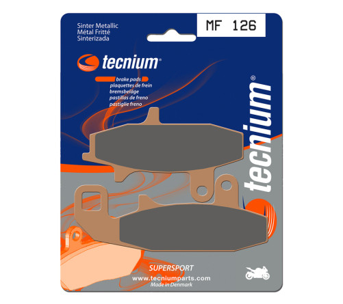 Plaquettes de frein TECNIUM Performance métal fritté - MF126 - 1022722