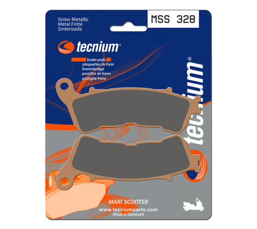 Plaquettes de frein TECNIUM Maxi Scooter métal fritté - MSS328 - 1023213