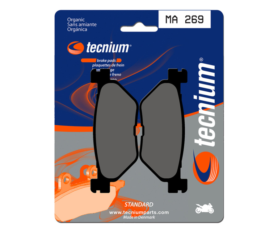 Plaquettes de frein TECNIUM route organique - MA269