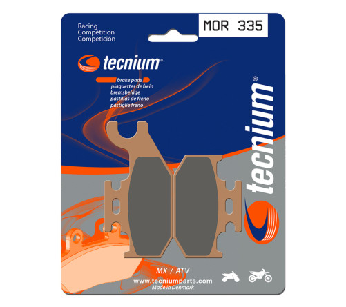 Plaquettes de frein TECNIUM Racing MX/Quad métal fritté - MOR335 - 1022988