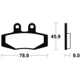 Plaquettes de frein TECNIUM route organique - MA121
