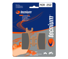 Plaquettes de frein TECNIUM Racing MX/Quad métal fritté - MOR252 - 1022963