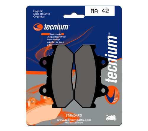 Plaquettes de frein TECNIUM route organique - MA42 - 1022509