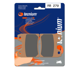 Plaquettes de frein TECNIUM Performance métal fritté - MR270 - 1023070