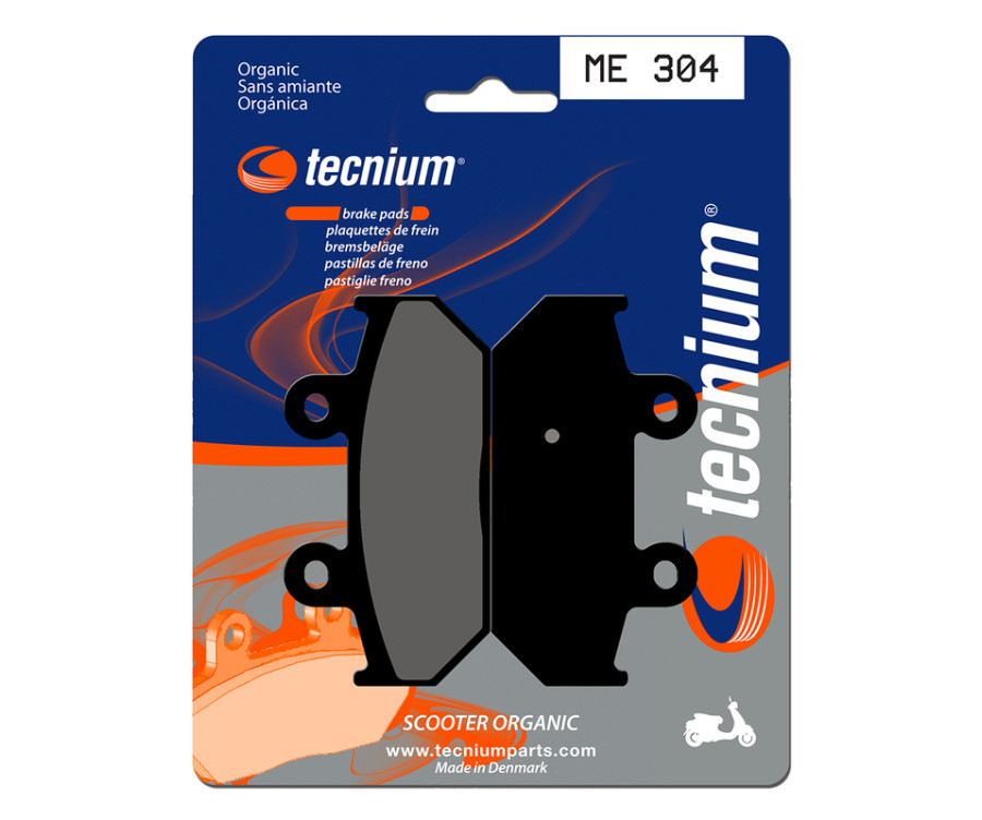 Plaquettes de frein TECNIUM Scooter organique - ME304