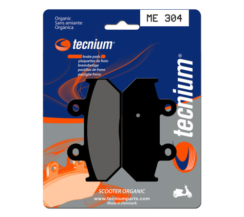 Plaquettes de frein TECNIUM Scooter organique - ME304 - 1022672