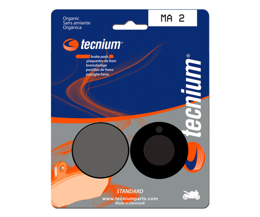 Plaquettes de frein TECNIUM route organique - MA2